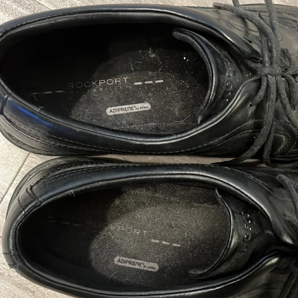 Rockport black wingtip